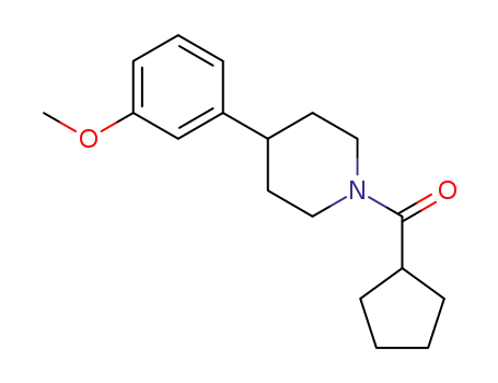 cyclopentyl(4-(3-methoxyphenyl)piperidin-1-yl)methanone