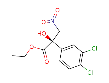 (R)-ethyl 2-(3,4-dichlorophenyl)-2-hydroxy-3-nitropropanoate
