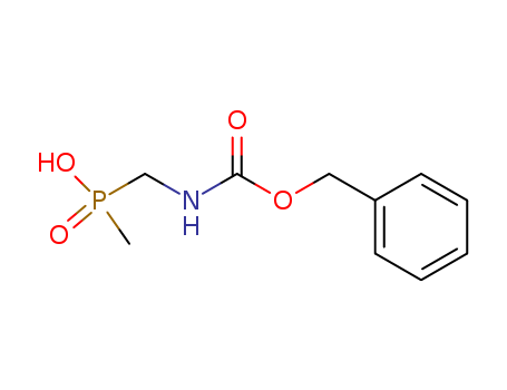 Carbamic acid, [(hydroxymethylphosphinyl)methyl]-, phenylmethyl ester