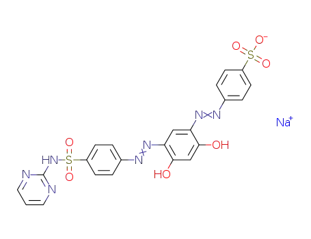 Molecular Structure of 1312665-62-5 (C<sub>22</sub>H<sub>16</sub>N<sub>7</sub>O<sub>7</sub>S<sub>2</sub><sup>(1-)</sup>*Na<sup>(1+)</sup>)
