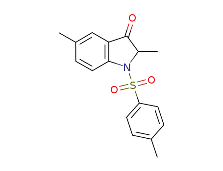Molecular Structure of 1253203-13-2 (2,5-dimethyl-1-tosylindolin-3-one)