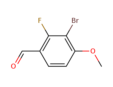 3-Bromo-2-fluoro-4- methoxybenzaldehyde