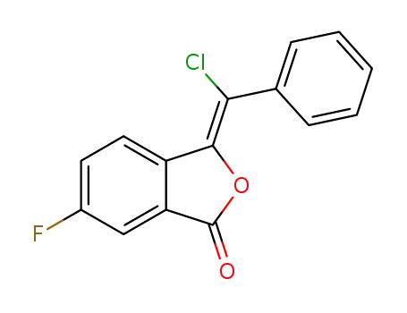 (E)-3-[chloro(phenyl)methylene]-6-fluoroisobenzofuran-1(3H)-one