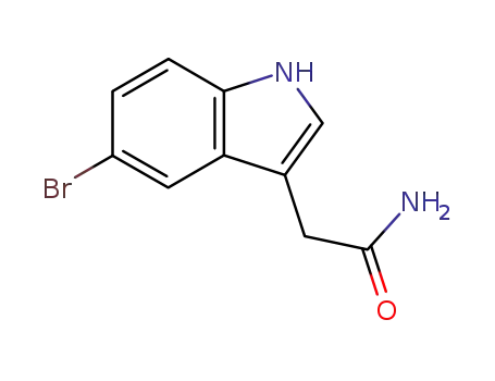 Molecular Structure of 196081-79-5 (5-BROMOINDOLE-3-ACETAMIDE)