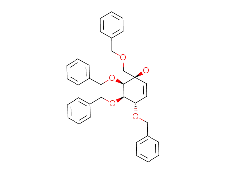 4,5,6-Tris(phenylMethoxy)-1-[(phenylMethoxy)Methyl]-2-cyclohexen-1-ol
