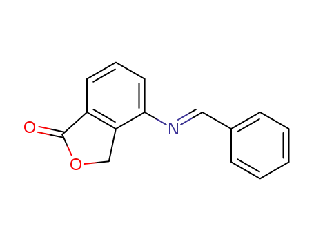 (E)-4-(benzylideneamino)isobenzofuran-1(3H)-one