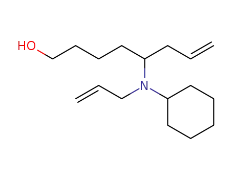 5-(N-allyl-N-cyclohexylamino)oct-7-en-1-ol