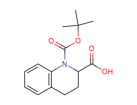 1-Boc-1,2,3,4-tetrahydro-quinoline-2-carboxylic acid  CAS NO.123811-87-0