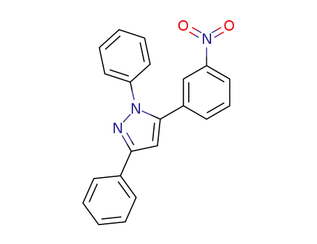 1H-Pyrazole, 5-(3-nitrophenyl)-1,3-diphenyl-