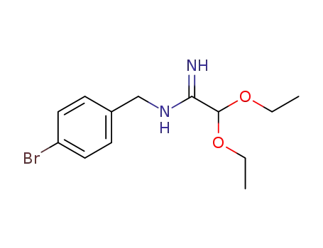 N-(4-Bromobenzyl)-2,2-diethoxyacetimidamide