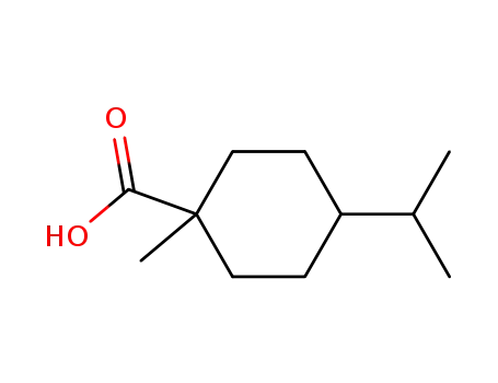 Molecular Structure of 72431-80-2 (1-methyl-4-isopropyl-cyclohexane-carboxylic acid)
