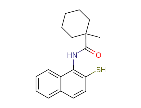 1-methyl-cyclohexanecarboxylic acid(2-mercapto-naphthalen-1-yl)-amide