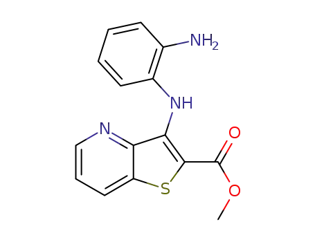 methyl 3-(2-aminophenylamino)thieno[3,2-b]pyridine-2-carboxylatete