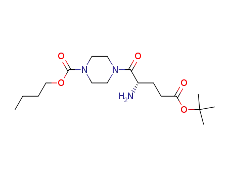 butyl (S)-4-(2-amino-4-tert-butoxycarbonylbutyryl)piperazine-1-carboxylate