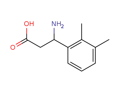 Molecular Structure of 412925-12-3 (3-AMINO-3-(2,3-DIMETHYL-PHENYL)-PROPIONIC ACID)