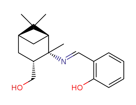 2-((E)-((1S,2S,3R,5S)-3-(hydroxymethyl)-2,6,6-trimethylbicyclo[3.1.1]heptan-2-ylimino)methyl)phenol