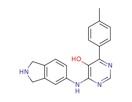 4-[(2,3-dihydro-1H-isoindol-5-yl)amino]-6-(4-methylphenyl)-5-pyrimidinol