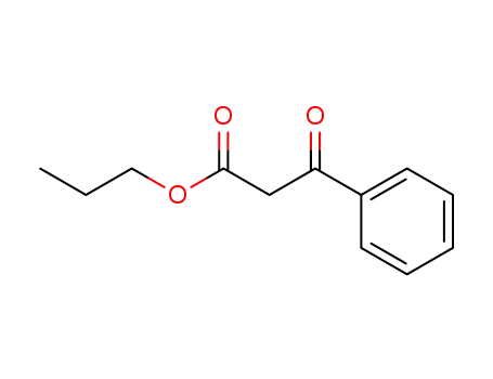 Molecular Structure of 54441-63-3 (Benzenepropanoic acid, b-oxo-, propyl ester)