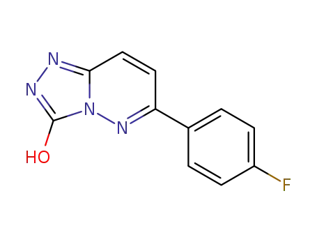 Molecular Structure of 1116743-32-8 (1,2,4-Triazolo[4,3-b]pyridazin-3(2H)-one, 6-(4-fluorophenyl)-)