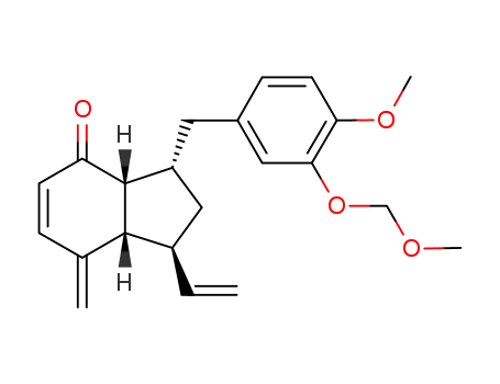 (1S,3S,3aR,7aS)-3-[4-methoxy-3-(methoxymethoxy)benzyl]-7-methylene-1-vinyl-1,2,3,3a,7,7a-hexahydro-4H-inden-4-one