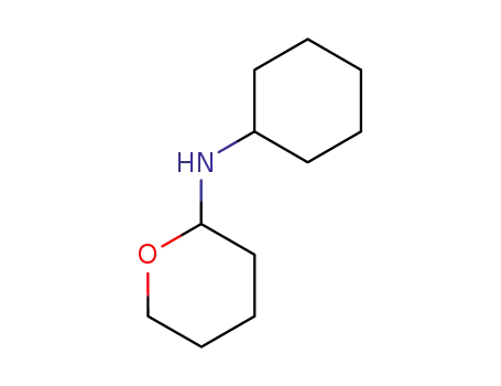 Molecular Structure of 2622-52-8 (cyclohexyl-tetrahydropyran-2-yl-amine)