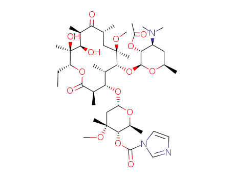 2'-O-acetyl-4-O-acylimidazolylclarithromycin