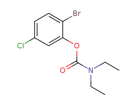 2-bromo-5-chlorophenyl N,N-diethyl O-carbamate