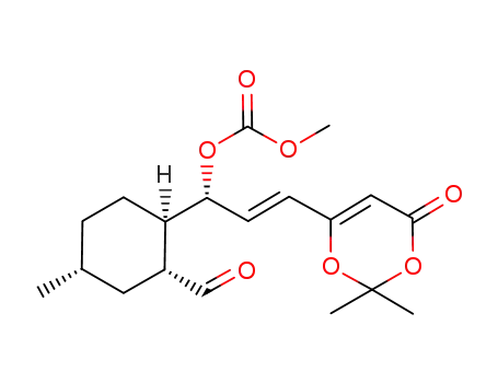 (R,E)-3-(2,2-dimethyl-4-oxo-4H-1,3-dioxin-6-yl)-1-((1R,2R,4R)-2-formyl-4-methylcyclohexyl)allyl methyl carbonate