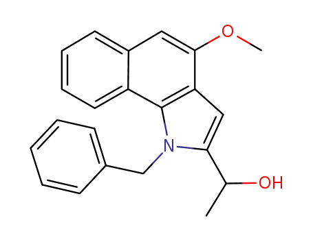 1-(1-benzyl-4-methoxy-1H-6,7-benzoindol-2-yl)-ethanol