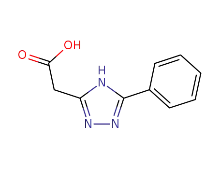 Molecular Structure of 328084-14-6 ((5-PHENYL-4H-[1,2,4]TRIAZOL-3-YL)-ACETIC ACID)