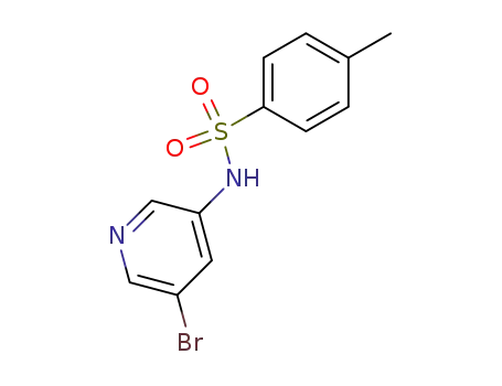 Molecular Structure of 1216-97-3 (N-(5-bromopyridin-3-yl)-4-methylbenzenesulfonamide)