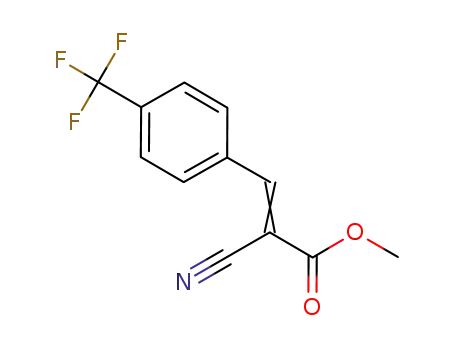 2-Propenoic acid, 2-cyano-3-[4-(trifluoromethyl)phenyl]-, methyl ester