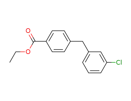 Molecular Structure of 1210054-79-7 (ethyl 4-(3-chlorobenzyl)benzoate)