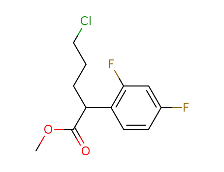 methyl 5-chloro-2-(2,4-difluorophenyl)pentanoate