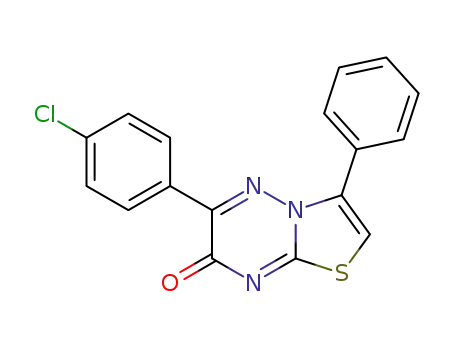 6-(4-chlorophenyl)-3-phenyl-7H-thiazolo[3,2-b][1,2,4]triazin-7-one