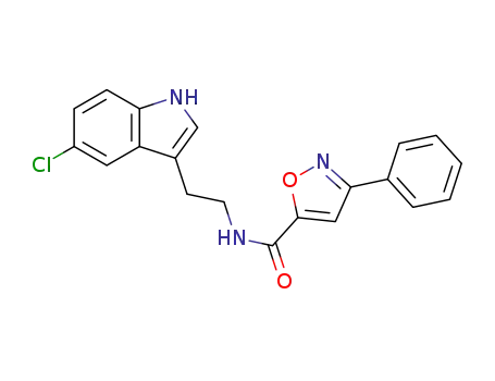 N-(2-(5-chloro-1H-indol-3-yl)ethyl)-3-phenylisoxazole-5-carboxamide
