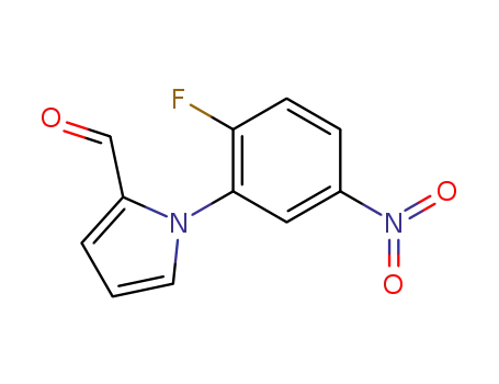 1-(2-fluoro-5-nitrophenyl)-1H-pyrrole-2-carbaldehyde