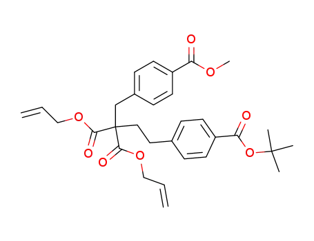 diallyl {2-[4-(tert-butoxycarbonyl)phenyl]ethyl}[4-(methoxycarbonyl)benzyl]malonate