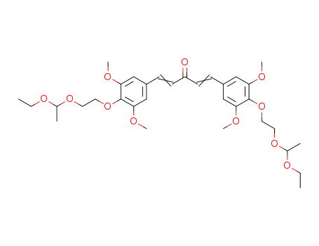 1,4-Pentadien-3-one,
1,5-bis[4-[2-(1-ethoxyethoxy)ethoxy]-3,5-dimethoxyphenyl]-