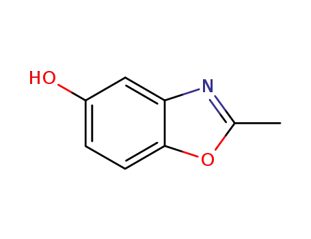 Molecular Structure of 23997-94-6 (5-Benzoxazolol, 2-methyl-)