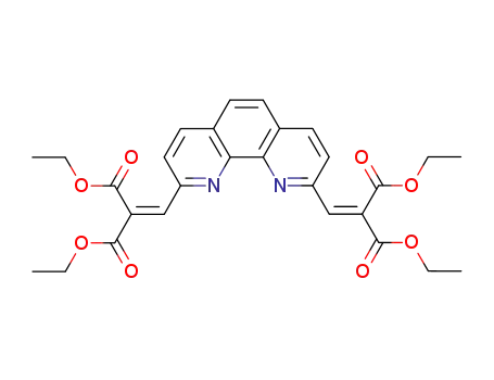 tetraethyl 2,2'-(1,10-phenanthroline-2,9-diyl)bis(methan-1-yl-1-ylidene)dimalonate