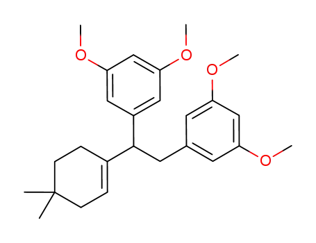 5,5'-(1-(4,4-dimethylcyclohex-1-enyl)ethane-1,2-diyl)bis(1,3-dimethoxybenzene)