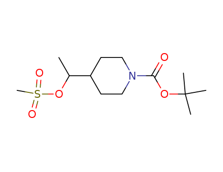 tert-butyl 4-(1-(methylsulfonyloxy)ethyl)piperidine-1-carboxylate