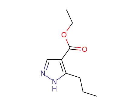 Molecular Structure of 123374-28-7 (ETHYL 5-PROPYL-1H-PYRAZOLE-4-CARBOXYLATE)