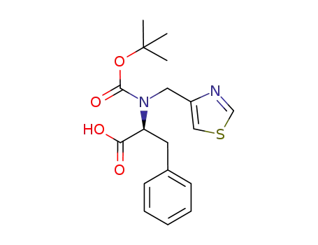 N-(((1,1-dimethylethyl)oxy)carbonyl)-N-(1,3-thiazol-4-ylmethyl)-L-phenylalanine