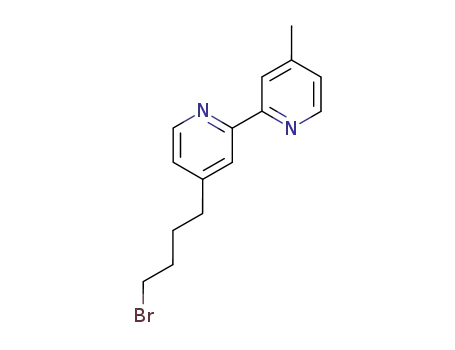 Molecular Structure of 115008-03-2 (2,2'-Bipyridine, 4-(4-bromobutyl)-4'-methyl-)