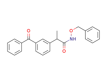N-benzyloxy-2-(3-benzoylphenyl)propanamide