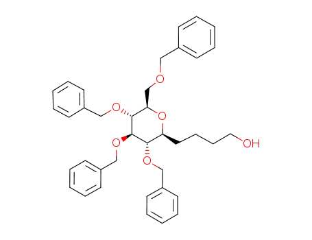 4-(2,3,4,6-tetra-O-benzyl-β-D-glucopyranosyl)butan-1-ol