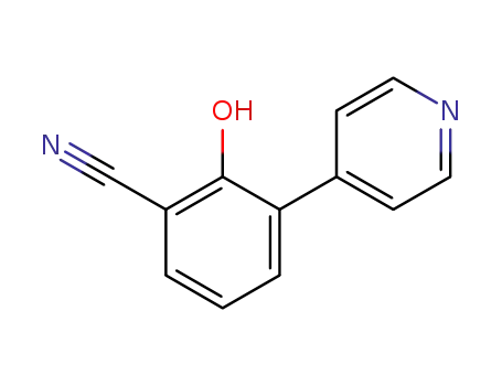 2-hydroxy-3-pyridin-4-yl-benzonitrile