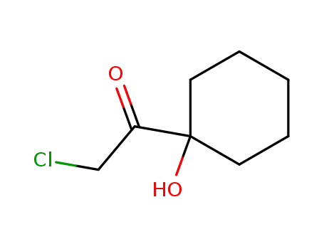 Molecular Structure of 23386-75-6 (Ketone, chloromethyl 1-hydroxycyclohexyl (6CI,7CI,8CI))